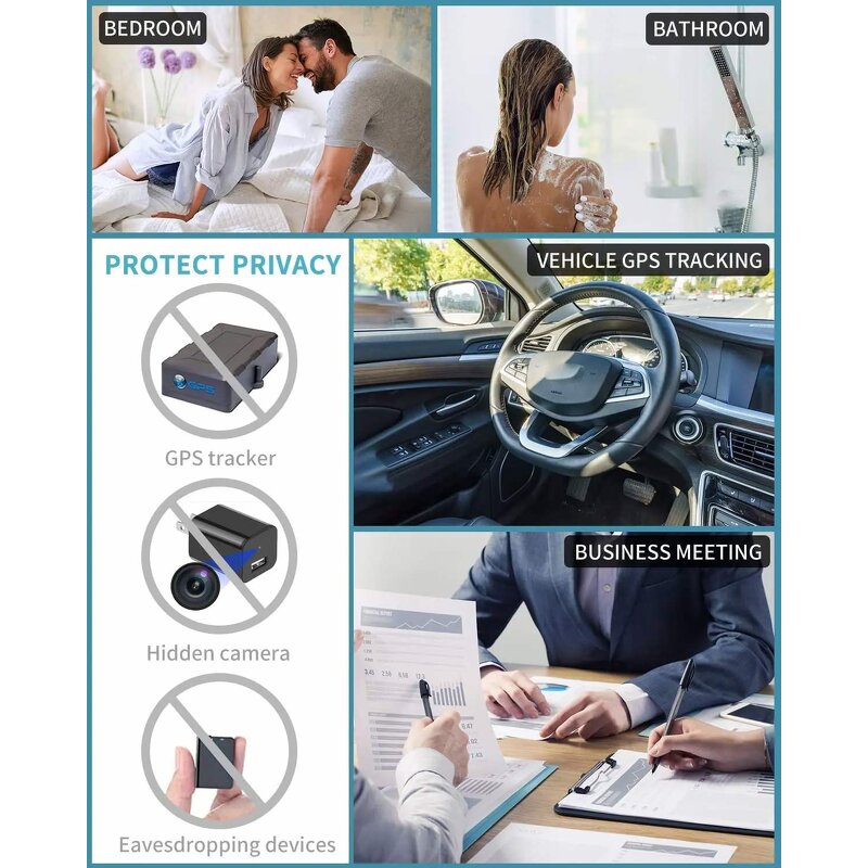 Hidden Camera Detector Manufacturer - Portable Anti-Spy RF Signal Scanner