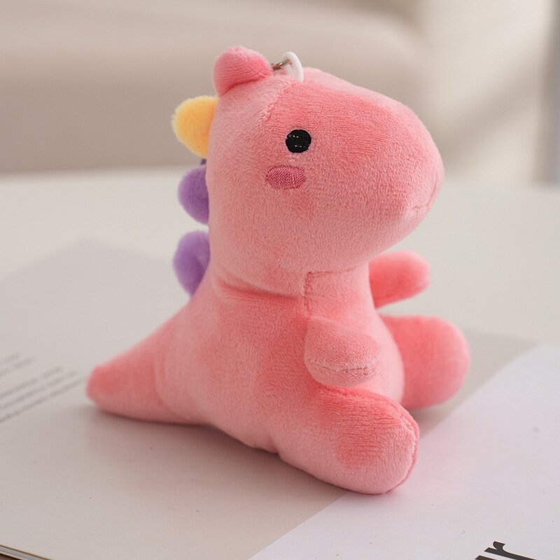 Dinosaur Plush Keychain Manufacturer - 12cm Super Soft PP Cotton Unisex Gift