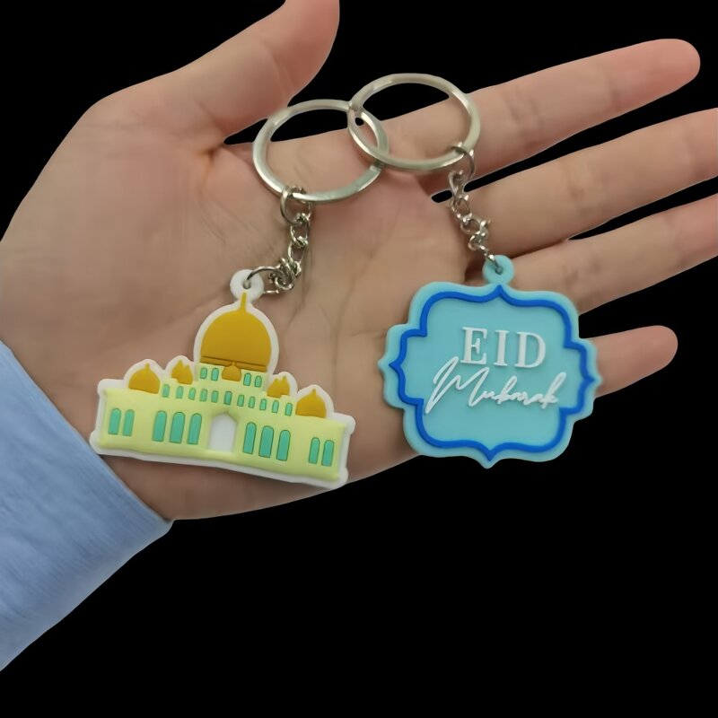 PVC Keychain Manufacturer - Portable for Eid Mubarak Custom Eco-Friendly Muslim Gift