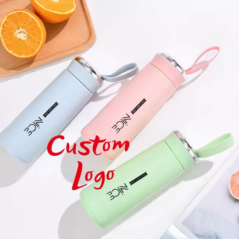 Double-Layer Glass Cup Manufacturer - with Portable Handle for Tea and Water