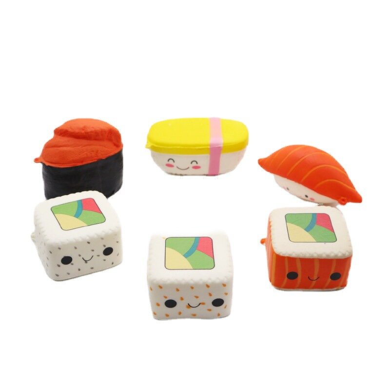 Slow Rising Squishy Toy Manufacturer - Food Sushi Pu Foam Soft Stress Relief