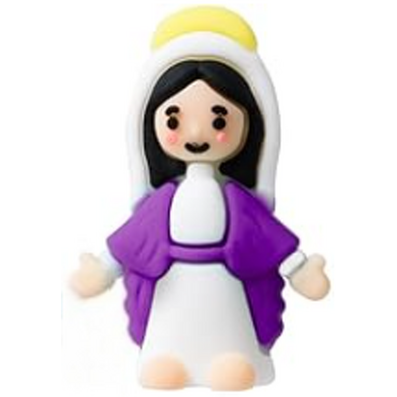 Mini Jesus Figure Manufacturer - Factory Supply PVC Soft 3D Words God Bless