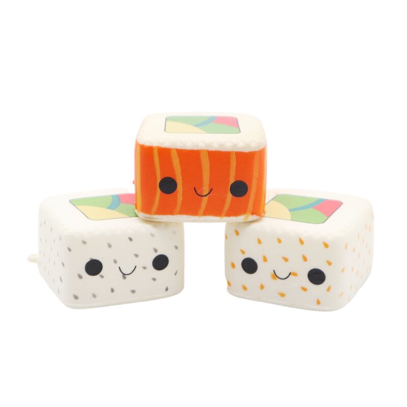 Slow Rising Squishy Toy Manufacturer - Food Sushi Pu Foam Soft Stress Relief