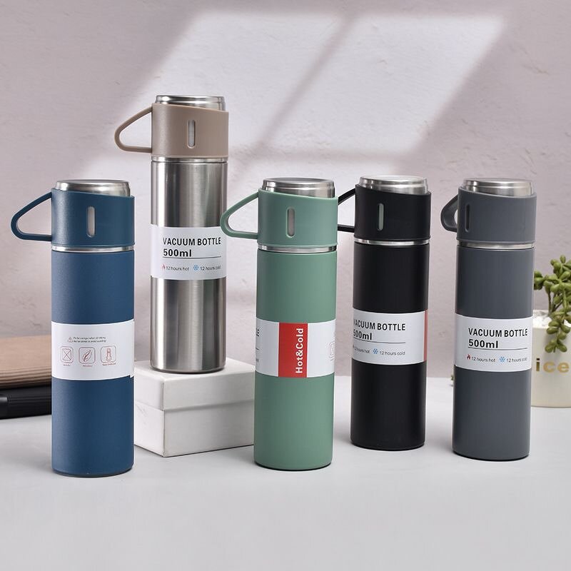 Stainless Steel Tumbler Set Manufacturer - 500ml 304 Vacuum Flask 6-12 Hours