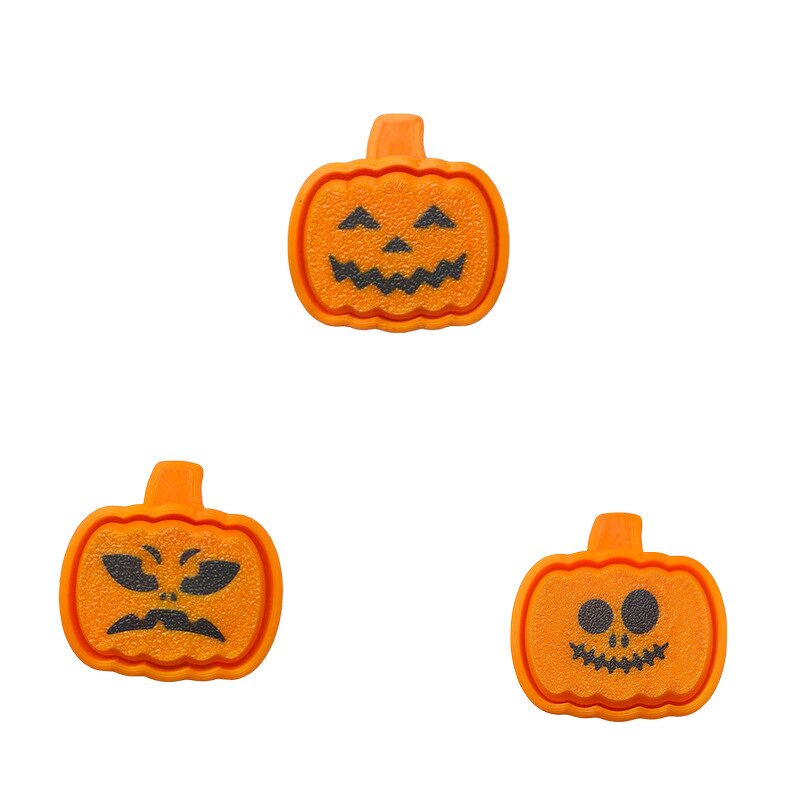 Halloween Pumpkin Fidget Clicker - Custom 3D Printed Keychain Sensory Stress Relief