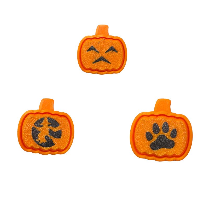 Halloween Pumpkin Fidget Clicker - Custom 3D Printed Keychain Sensory Stress Relief