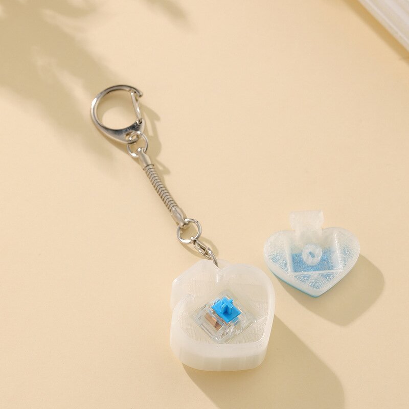 Heart Fidget Clicker Manufacturer - Factory Wholesale 3D Printed Keychain