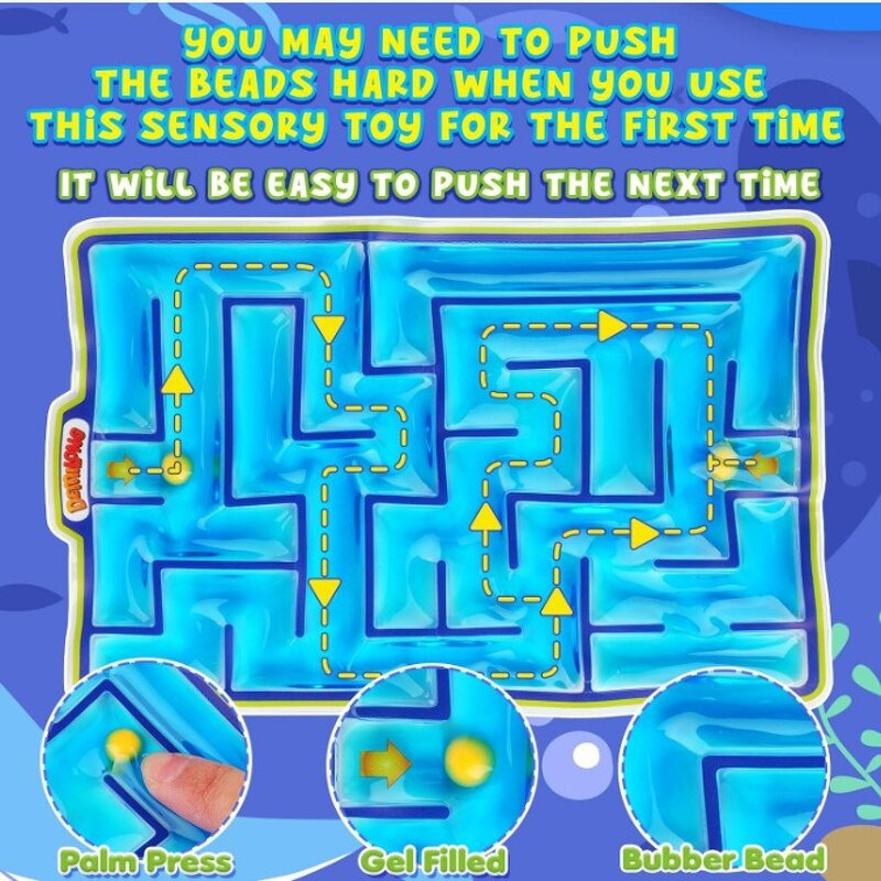 Fidget Marble Maze Manufacturer - Sensory Gel Filled Toys for Kids