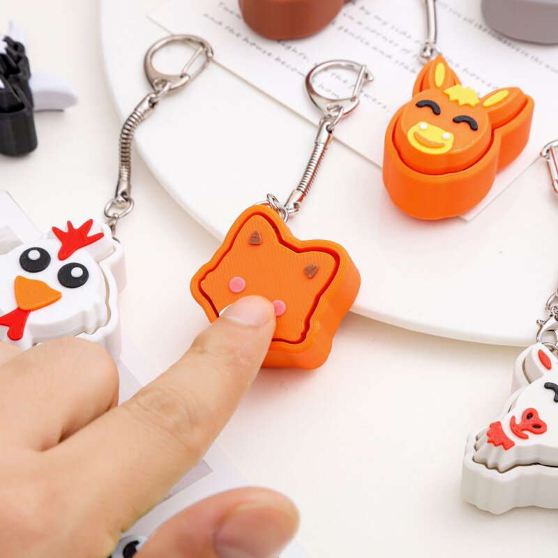 Animal Fidget Clicker Manufacturer - Custom 3D Printed Keychain Keyboard Keycap
