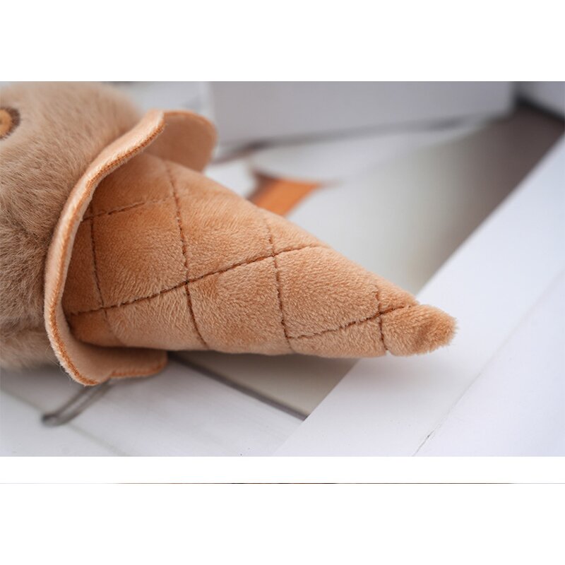 Ice Cream Plush Toy Manufacturer - Funny Keychain Pendant for Backpack Car Gift