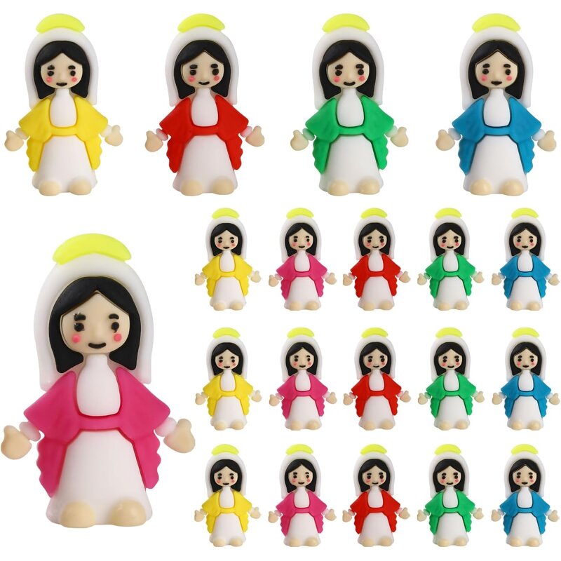 Mini Jesus Figure Manufacturer - Factory Supply PVC Soft 3D Words God Bless