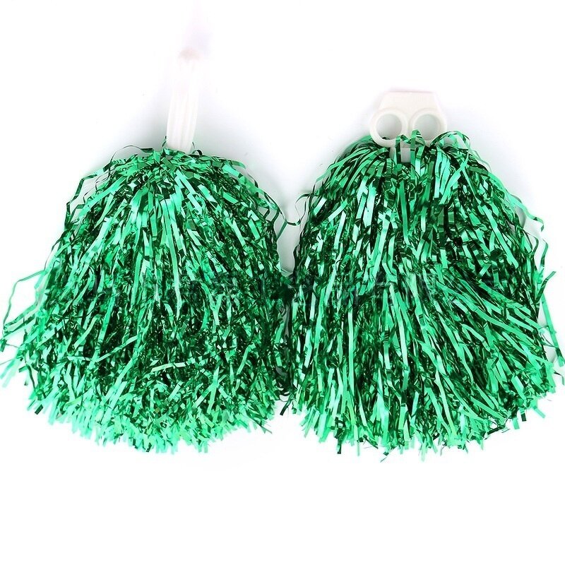 Cheerleading Pom Poms Manufacturer - 20G Tree Metallic Foil Baton Team Spirit