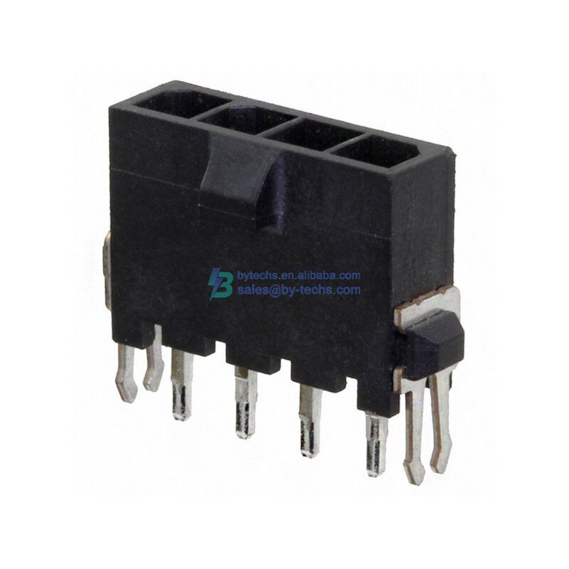 Wire Connector Header - Manufacturer - 2-1445051-4 4P 3.00mm Through Hole