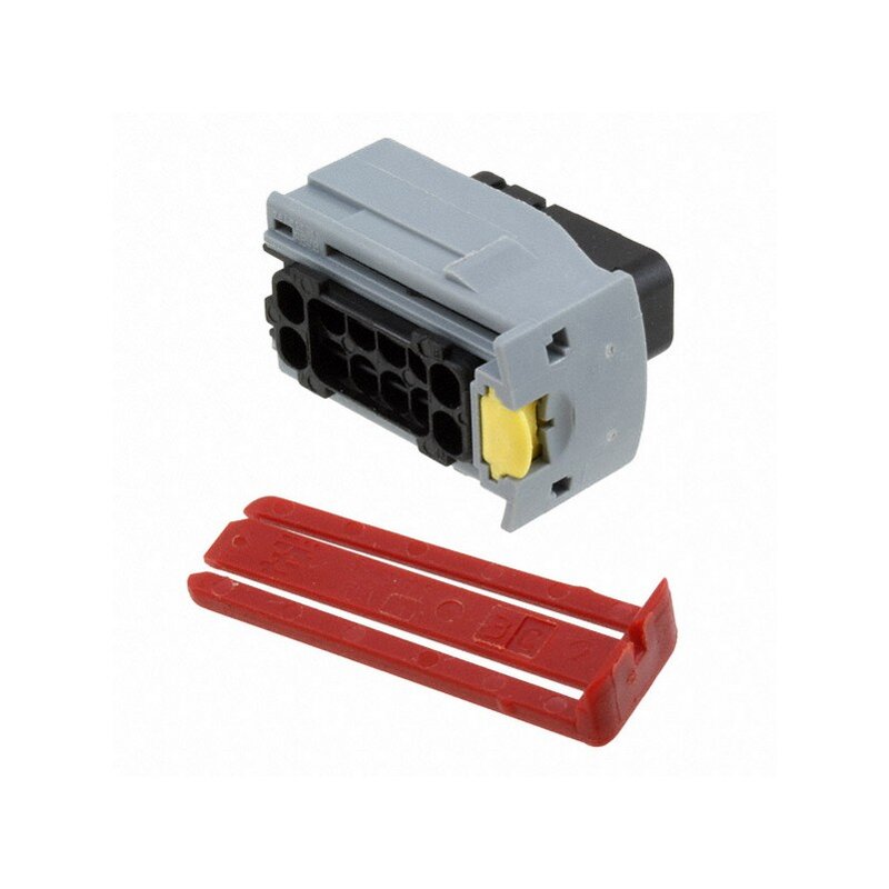 Connector Housing - Manufacturer - 284848-5 12P 5.00mm Black Free Hanging