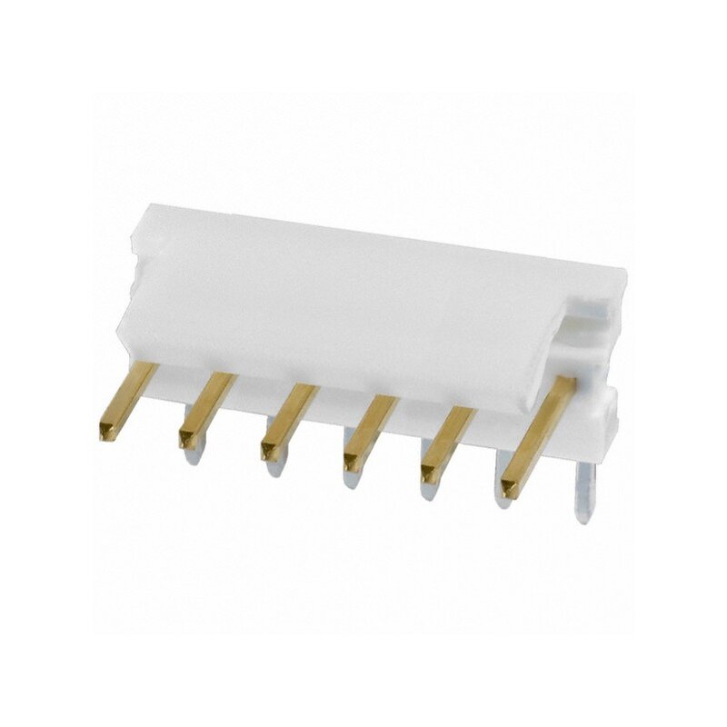 Wire Connector Header - Manufacturer - 641216-6 6P 2.54mm Right Angle Through Hole