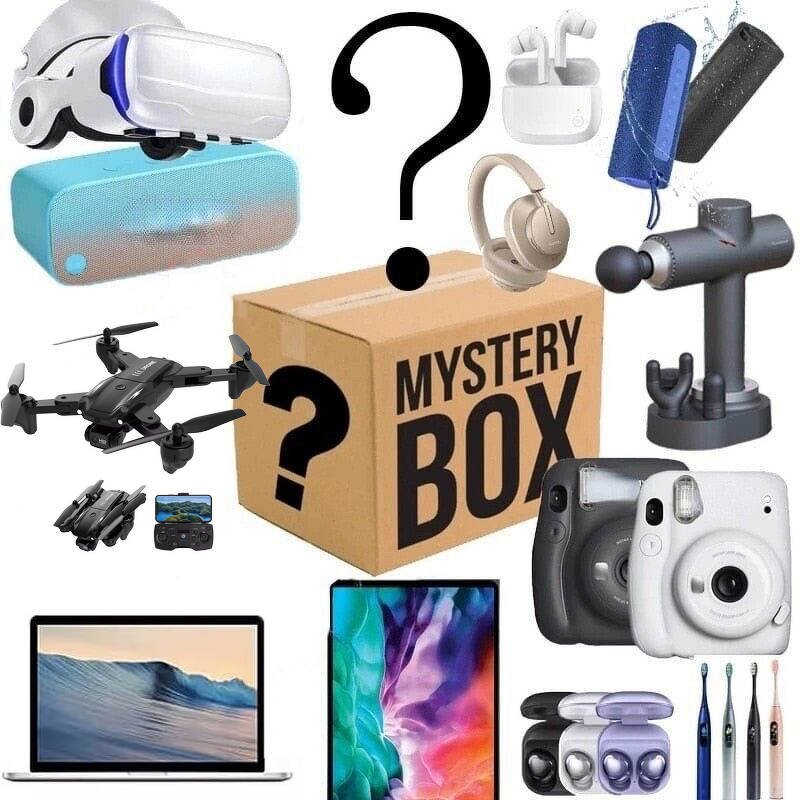 Mystery Box Manufacturer - 2025 with Electronic Gadgets Smartwatch Headset