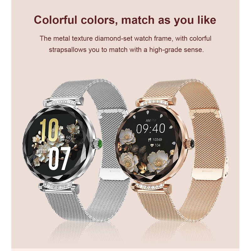 Smart Fitness Tracker - Manufacturer - 2025 NX7 Pro AMOLED Women BT Call Blood Oxygen