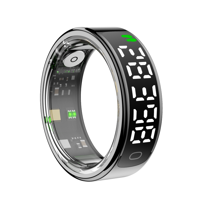 Smart Ring - Manufacturer - Health Touch Display Pedometer Heart Rate Sleep Monitoring