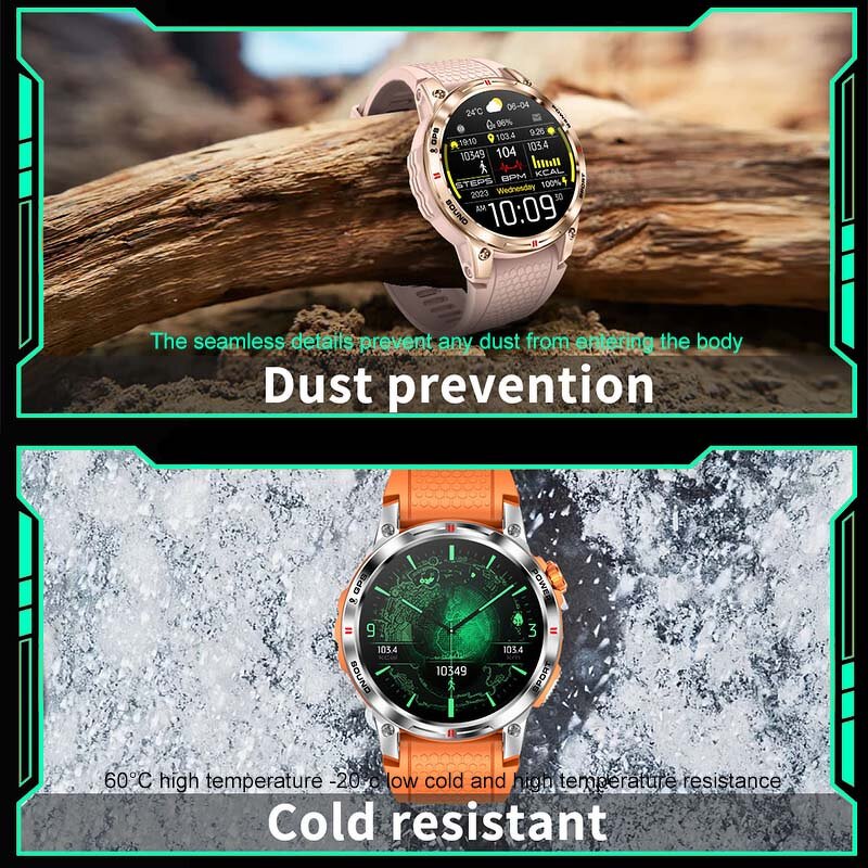 Smart Watch - Manufacturer - 2026 WiFi GPS Android IP68 Big Screen Compass Silicone