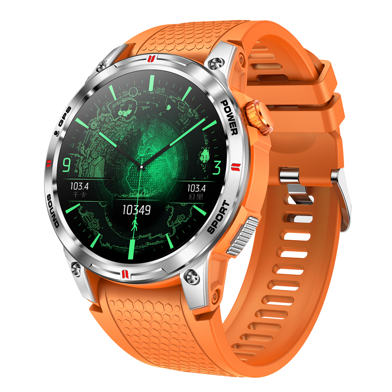 Outdoor Smart Watch - Manufacturer - 1.508 AMOLED 466*466 BT Call 400mAh Heart Rate