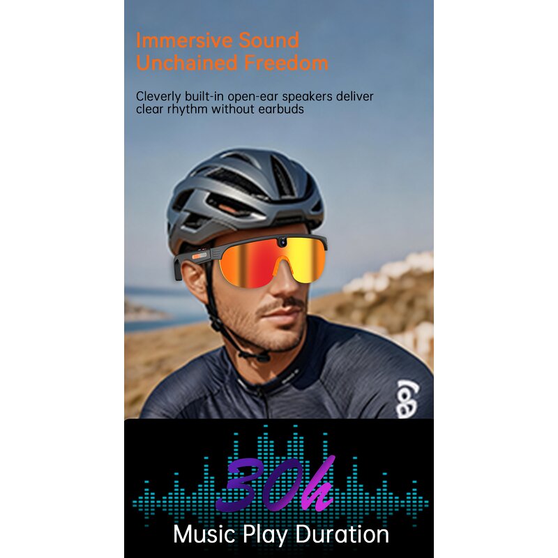 AI Smart Glasses - Manufacturer - Hot Sale 8MP Camera Sunglasses Wi-Fi Audio Record