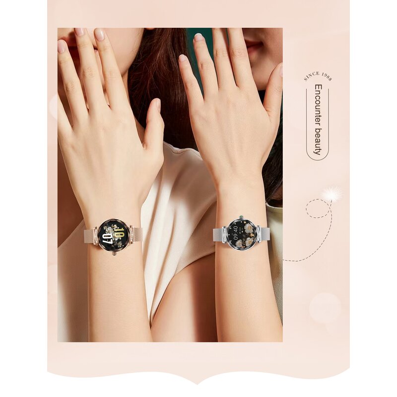 Smart Watch - Manufacturer - AMOLED 180mAh IP68 SOS Answer Call Women Health Calculator