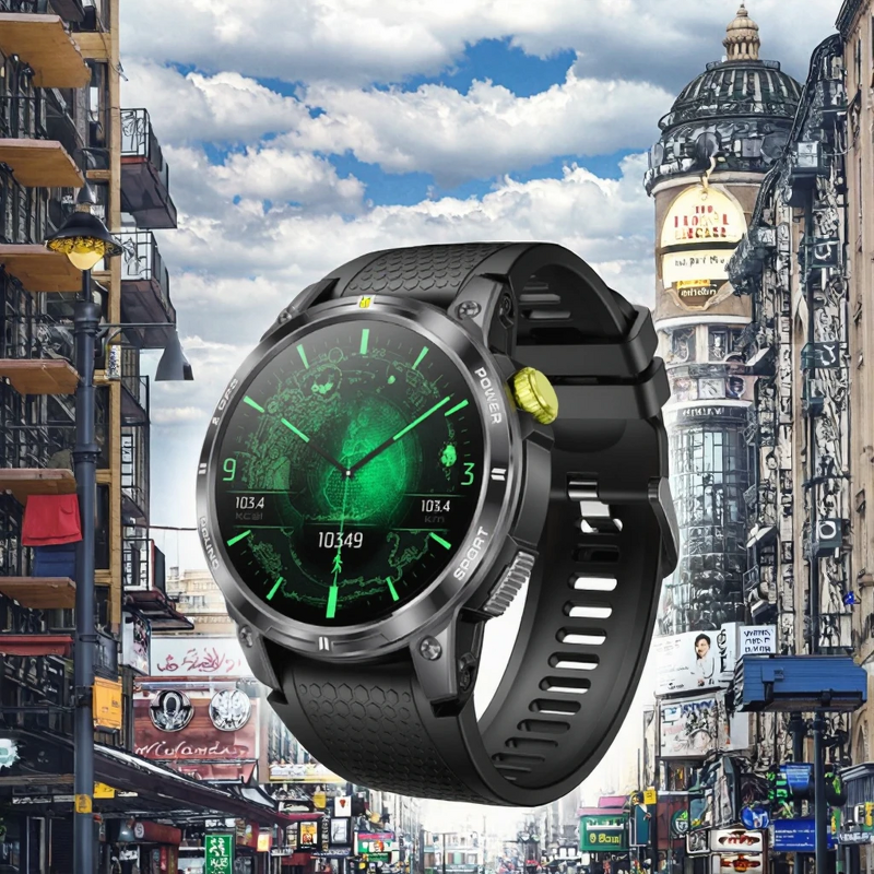 Smart Watch - Manufacturer - 2026 WiFi GPS Android IP68 Big Screen Compass Silicone