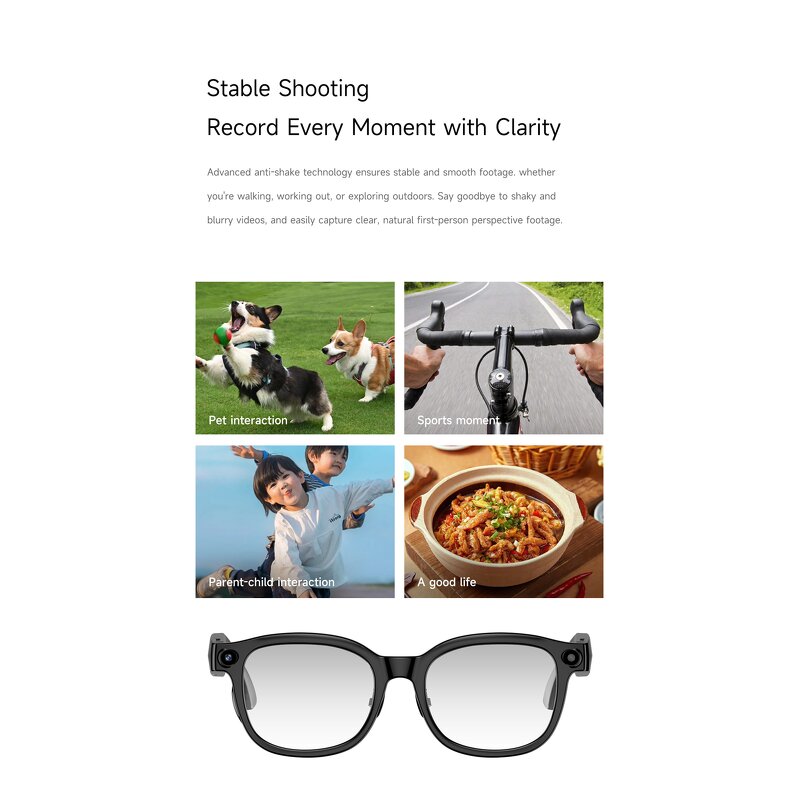 Smart Glasses - Manufacturer - Bluetooth Camera 1080p AI Translation Audio High-tech