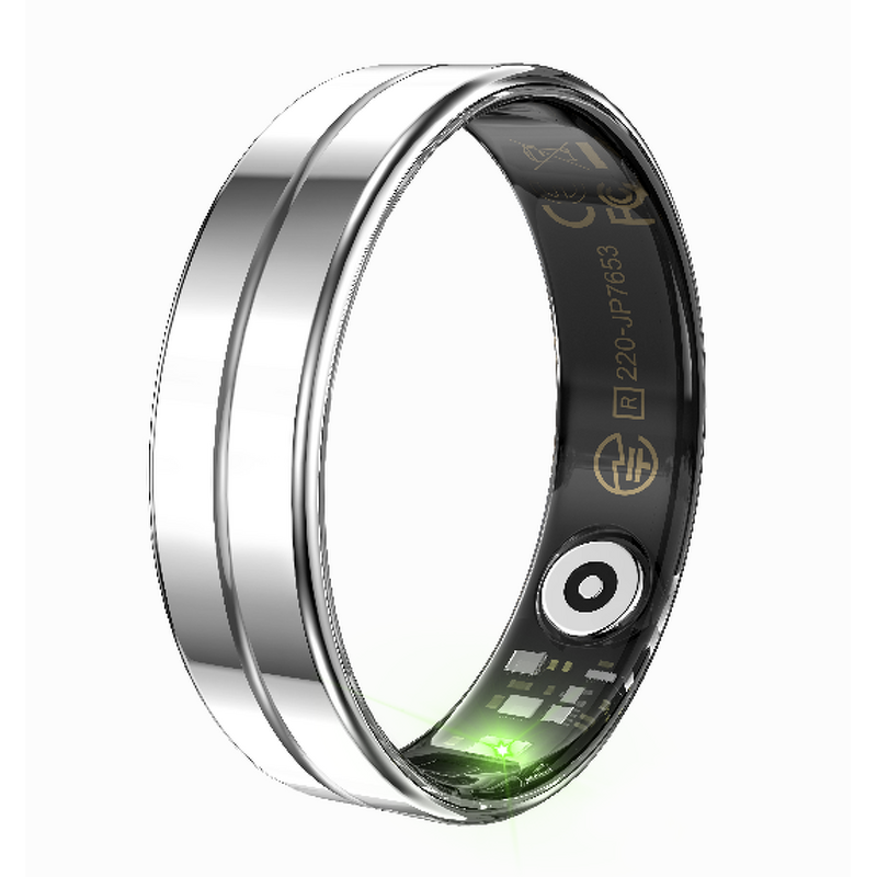 Smart Ring - Manufacturer - 5ATM Waterproof Fitness Blood Oxygen Heart Rate Android Steel