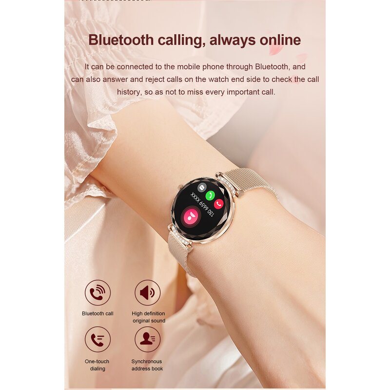Smart Ring - Manufacturer - Women Health AMOLED Fitness Tracking Heart Rate Monitor