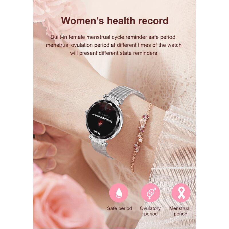 Smart Ring - Manufacturer - AMOLED Women Fitness Heart Rate Blood Oxygen Sleep Monitor