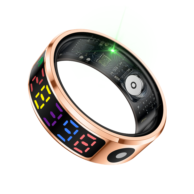 Smart Ring - Manufacturer - Health Touch Display Pedometer Heart Rate Sleep Monitoring