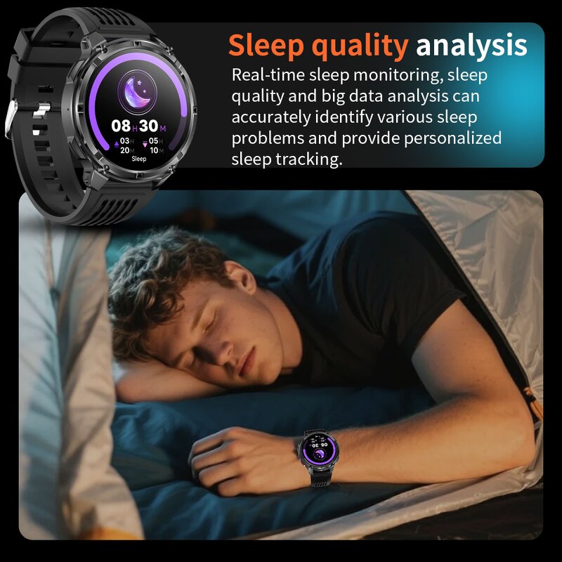 Smartwatch - Manufacturer - Compass 1100mAh 3ATM IPS Answer Call Outdoor Men Women