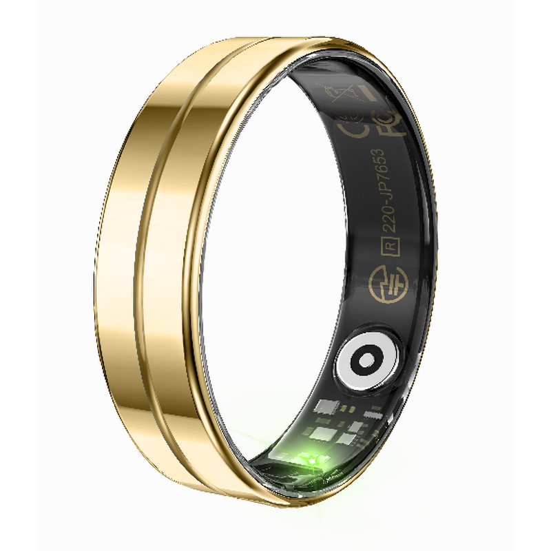Smart Ring - Manufacturer - 5ATM Waterproof Fitness Blood Oxygen Heart Rate Android Steel