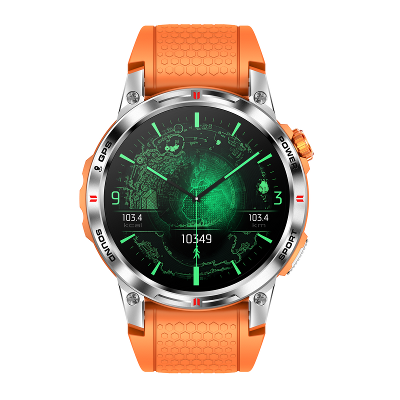 Outdoor Smart Watch - Manufacturer - 1.508 AMOLED 466*466 BT Call 400mAh Heart Rate