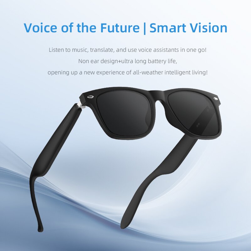 Smart Audio Glasses - Manufacturer - Men Noise Reduction Magnetic Charging Open-Ear