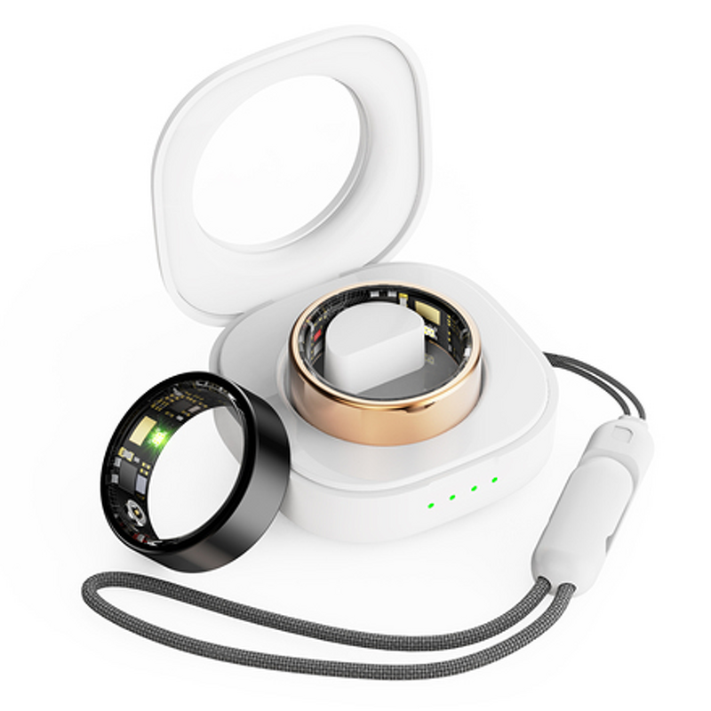 Smart Ring - Manufacturer - App-Controlled Steel Heart Rate Blood Oxygen Pressure