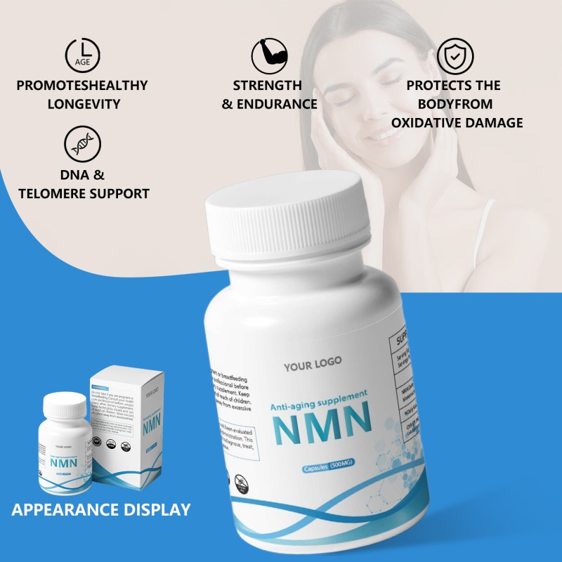 BCI NMN Beta Nicotinamide Mononucleotide Capsules Factory - OEM Private Label 1094-61-7