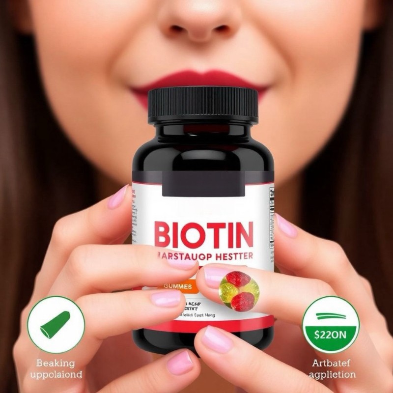 Vegan Collagen Gummies OEM Manufacturer - 1000mg Biotin Custom Private Label