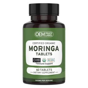 Moringa Tablets Supplier - OEM Lab Tested Uncoated Herb Supplement