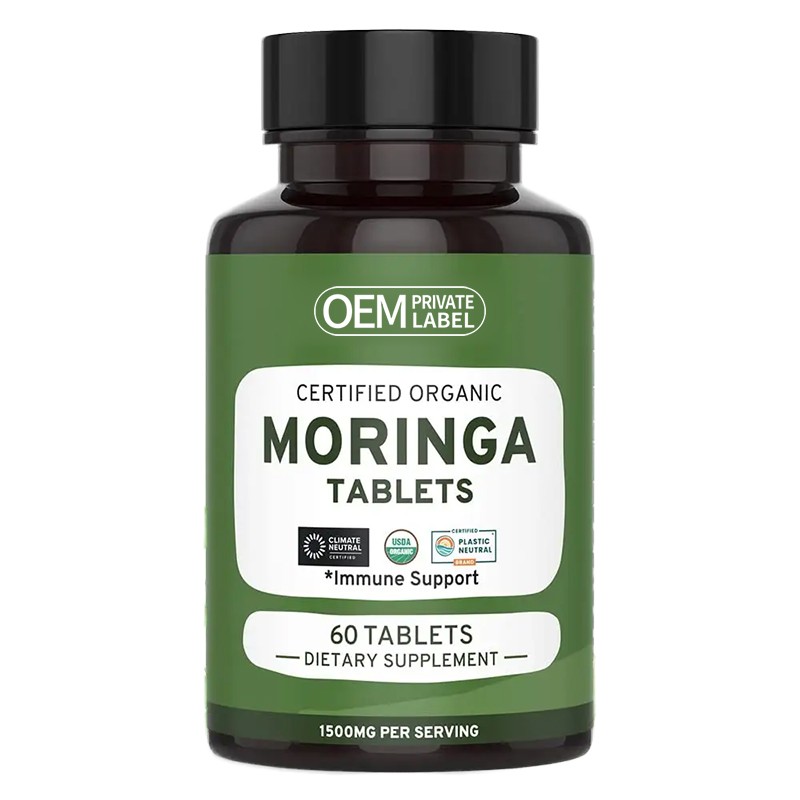 Moringa Tablets Supplier - OEM Lab Tested Uncoated Herb Supplement