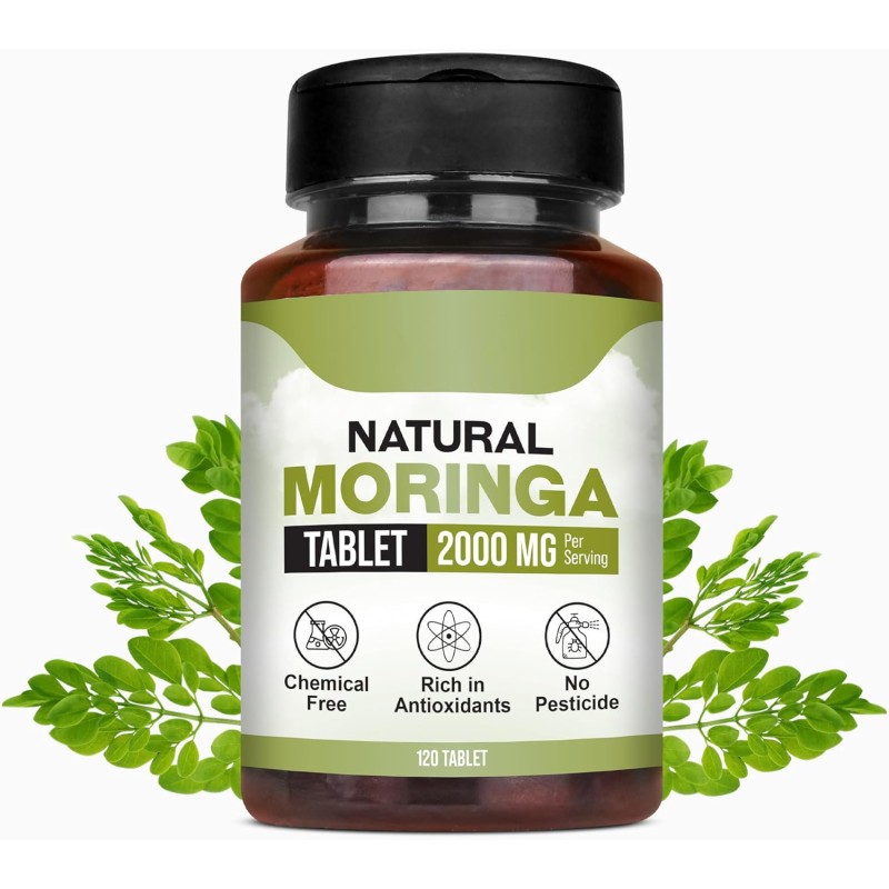 Moringa Tablets Supplier - OEM Lab Tested Uncoated Herb Supplement