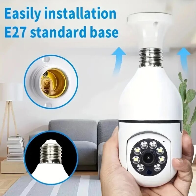 Light Bulb Camera - Manufacturer - E27 1080P Two-Way Audio IR White LEDs Night Vision