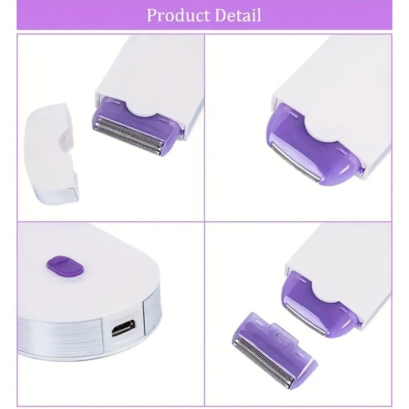 Electric Shaver - Manufacturer - Painless Lady Bikini Trimmer Underarm Face Body Hair Remover