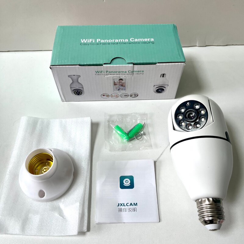 Light Bulb Camera - Manufacturer - E27 1080P Two-Way Audio IR White LEDs Night Vision