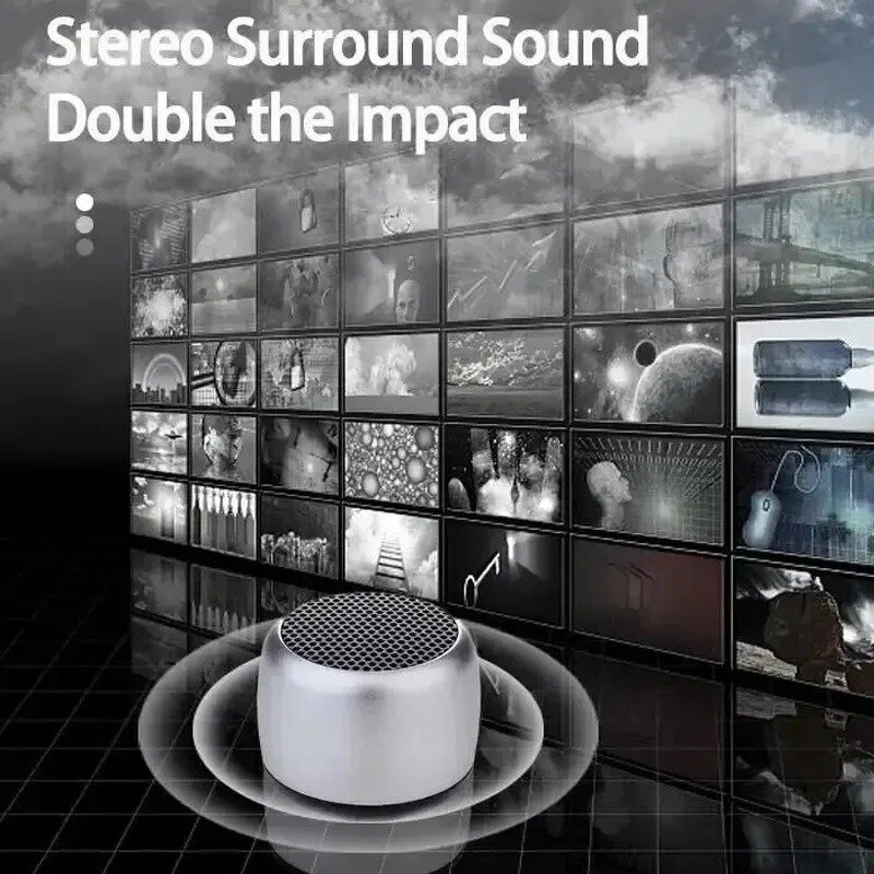 USB Speaker - Manufacturer - M1 Portable RGB LED 5W Surround Stereo Home Outdoor