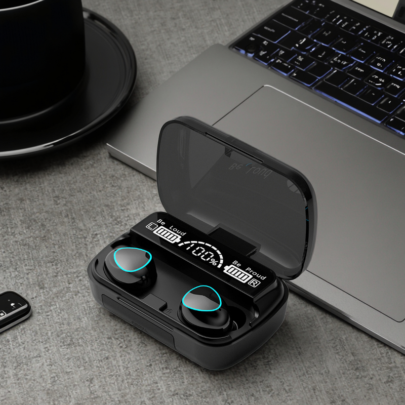 Wireless Earbuds - Manufacturer - M10 In-Ear Sports Noise Cancelling LED Power Bank