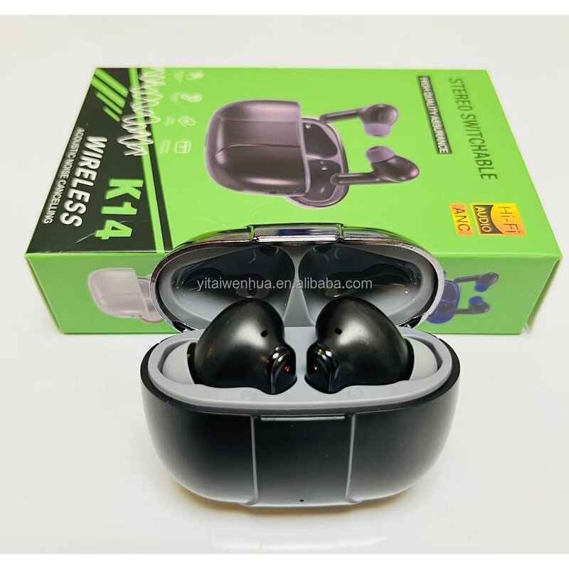 TWS Earphones - Manufacturer - K14 IPX4 Touch Control Noise Cancelling In-Ear Gaming