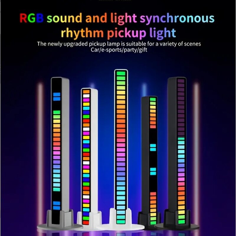 Music LED Light - Manufacturer - 32 LED Multi Color Sound Rhythm Motion Sensor USB