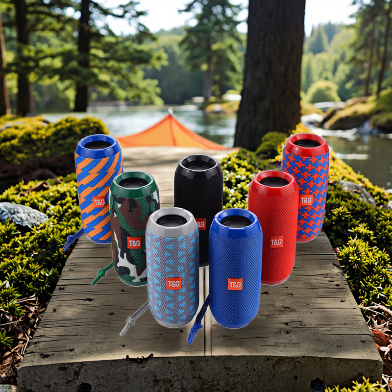 RGB Loudspeaker - Manufacturer - TG117 Portable LED Wireless TWS Stereo Outdoor Home